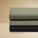 قماش شتوي كاروهات بنسيج من الألياف